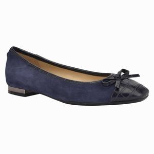 Nine West Olly 9x9 Ballet Flats - Dark Blue/Black - Ireland (PW2530189)